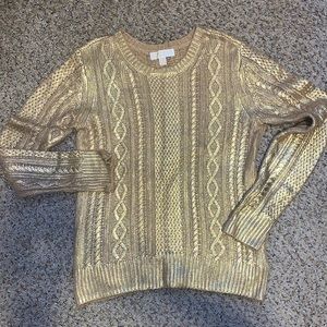 EUC MK gold Sweater!